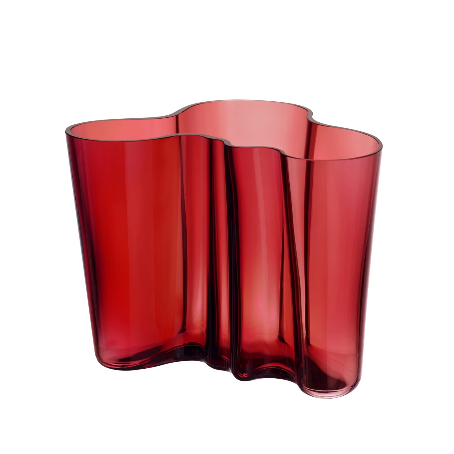 Iittala Alvar Aalto Vaas Cranberry 3 Iittala Alvar Aalto Vaas Cranberry