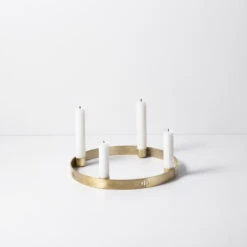 Ferm LIVING Circle Kaarsenhouder Messing -Sfeer Decoratie 25057 02 05 e03ea1bf6b