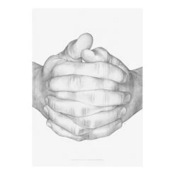 Folded Hands Poster