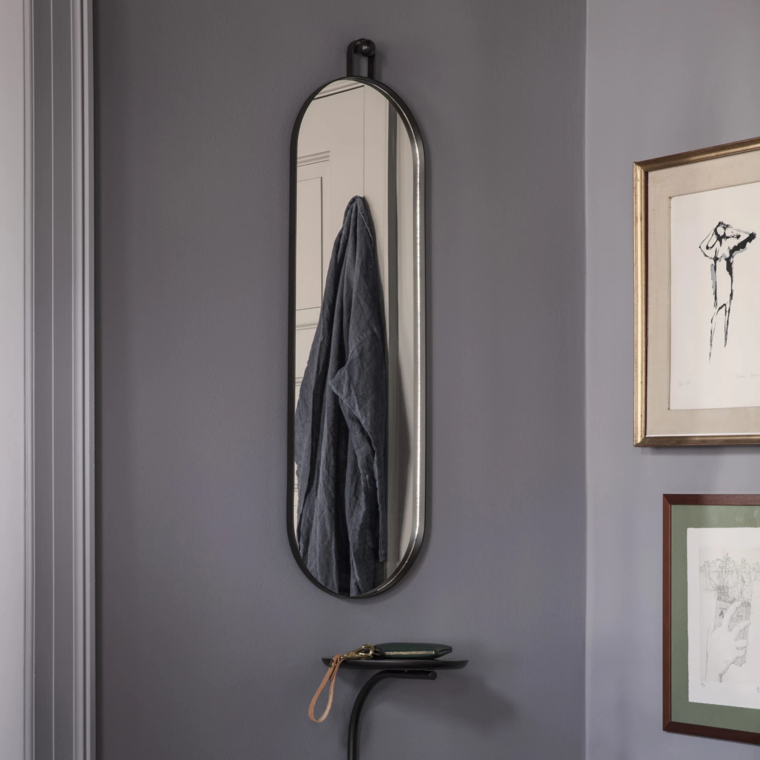 Ferm LIVING Poise Ovale Spiegel 4 Ferm LIVING Poise Ovale Spiegel - Afbeelding 2