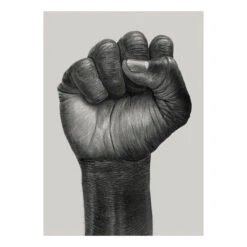 Raised Fist Poster