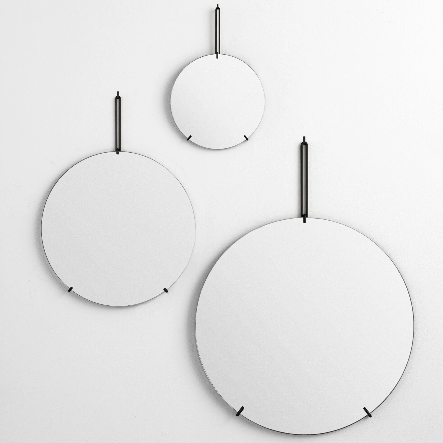 Moebe Wall Mirror Ø 70 Cm 4 Moebe Wall Mirror Ø 70 Cm - Afbeelding 2
