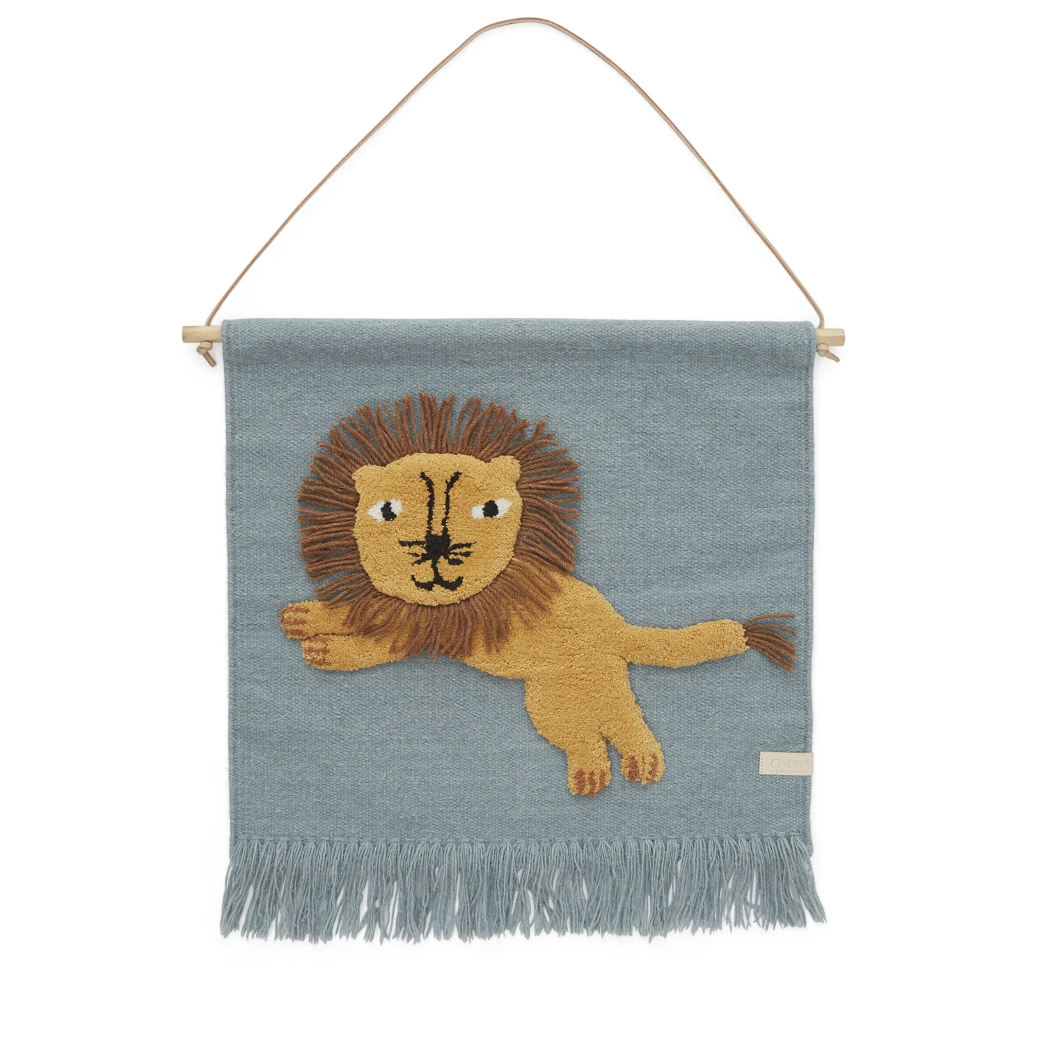 OYOY Jumping Lion Muurdecoratie 52x55 Cm 3 OYOY Jumping Lion Muurdecoratie 52x55 Cm