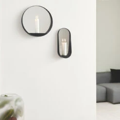 GEJST Glim Spiegel/kandelaar Ovaal 12x28 Cm -Sfeer Decoratie 44247 01 06 269fe8040f