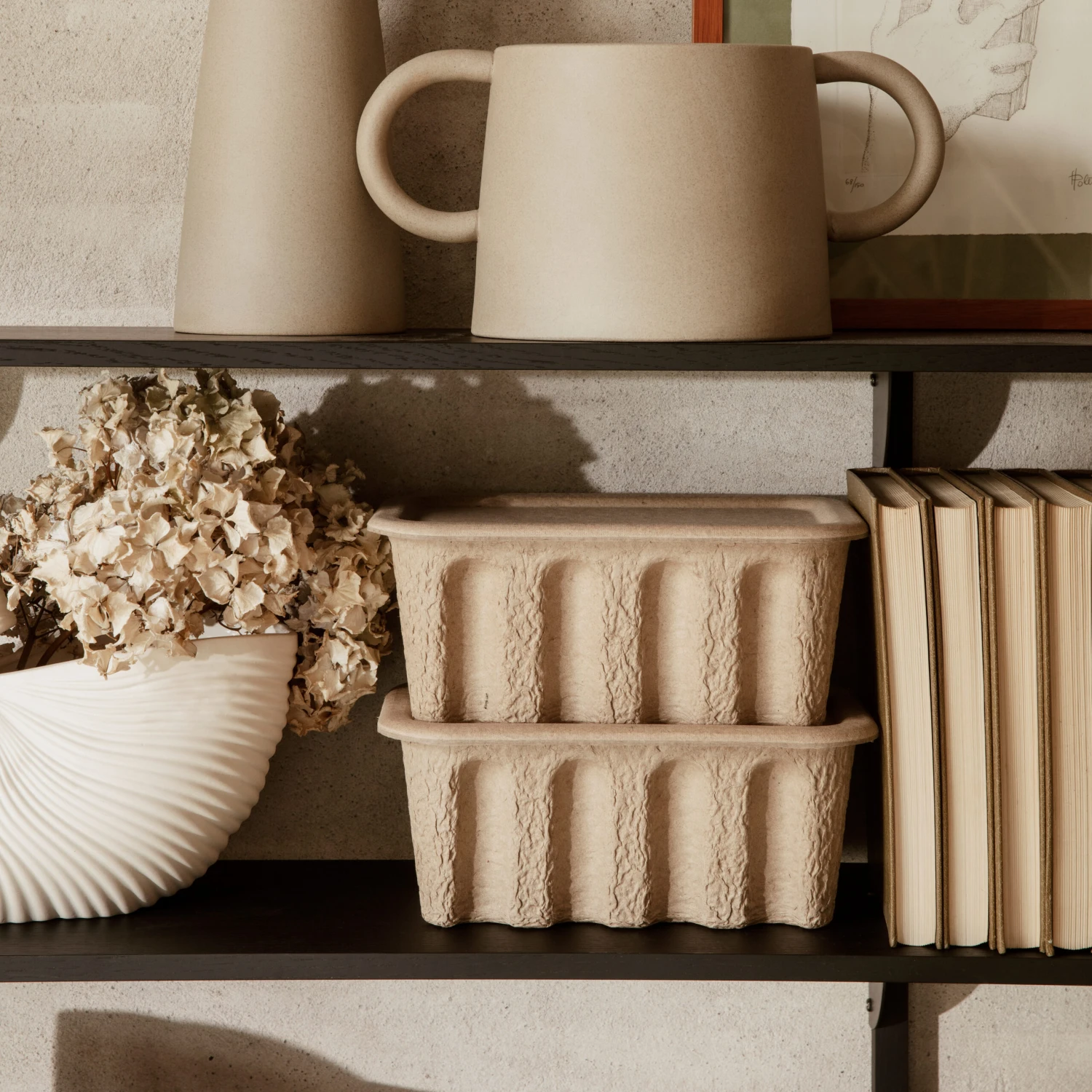 Ferm LIVING Ferm Opbergdoos Papier Klein 2-pack 5 Ferm LIVING Ferm Opbergdoos Papier Klein 2-pack - Afbeelding 3