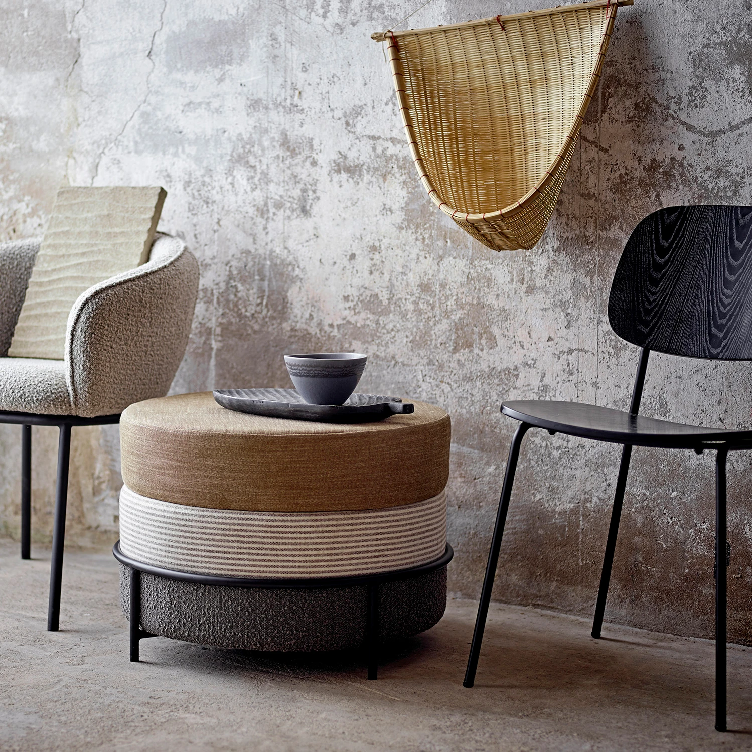 Bloomingville Ri Muurdecoratie Bamboe 6 Bloomingville Ri Muurdecoratie Bamboe - Afbeelding 4