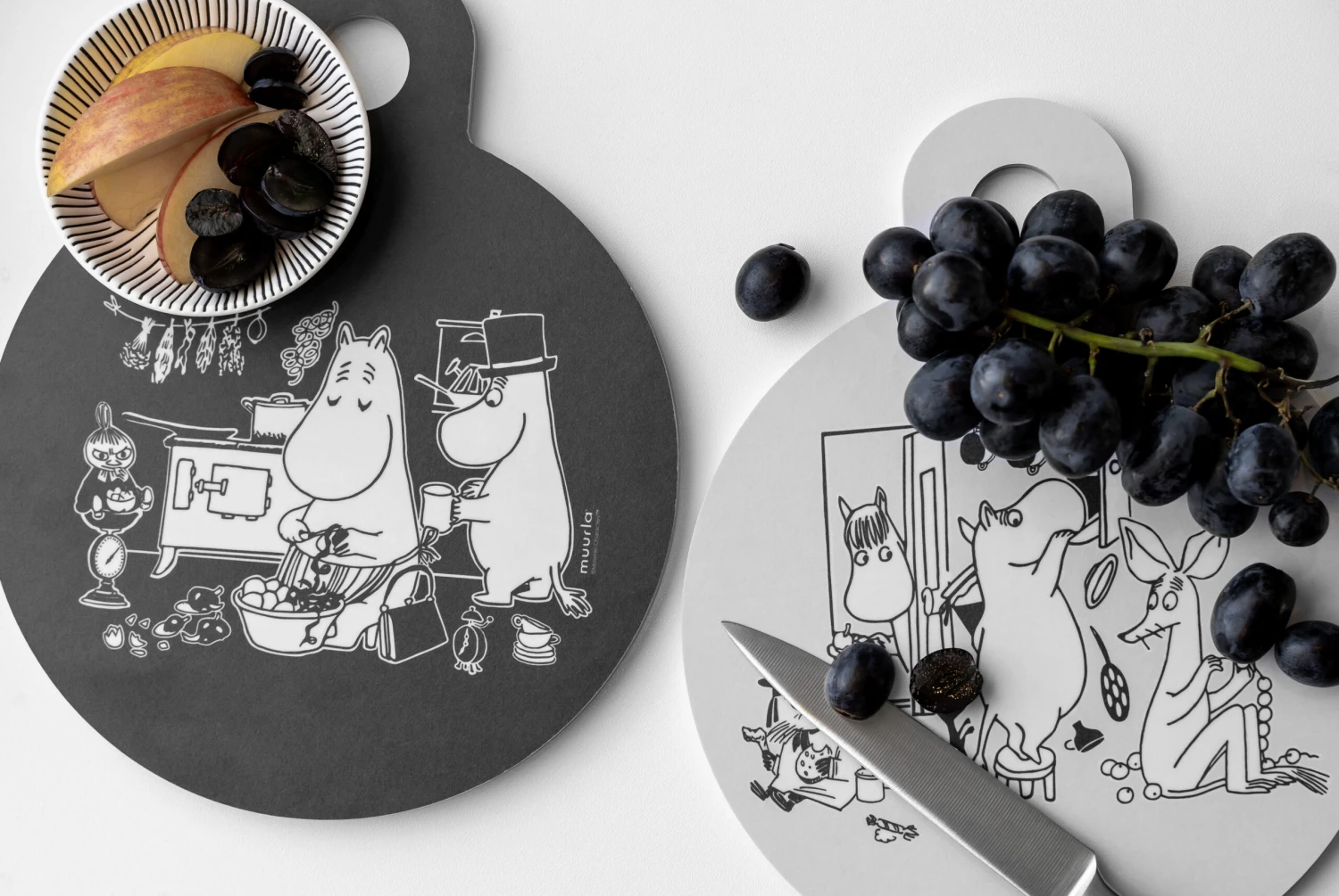 Muurla Chop & Serve In The Kitchen Dienblad Ø20 Cm 6 Muurla Chop & Serve In The Kitchen Dienblad Ø20 Cm - Afbeelding 4