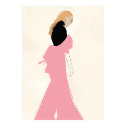 Pink Dress Poster