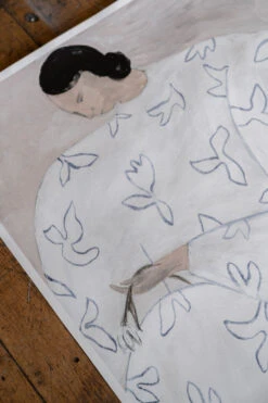 White Flower Poster 50x70 Cm -Sfeer Decoratie 505211 01 2 EnvironmentImage 2a7eff7a26