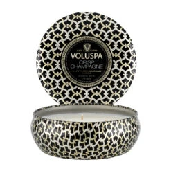 Voluspa Maison Noir 3-wick Tin Geurkaars 40 Uur
