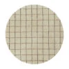 OYOY Grid Rond Vloerkleed Ø140 Cm -Sfeer Decoratie 506846 01 1 ProductImageMain 0f34cfbb9f
