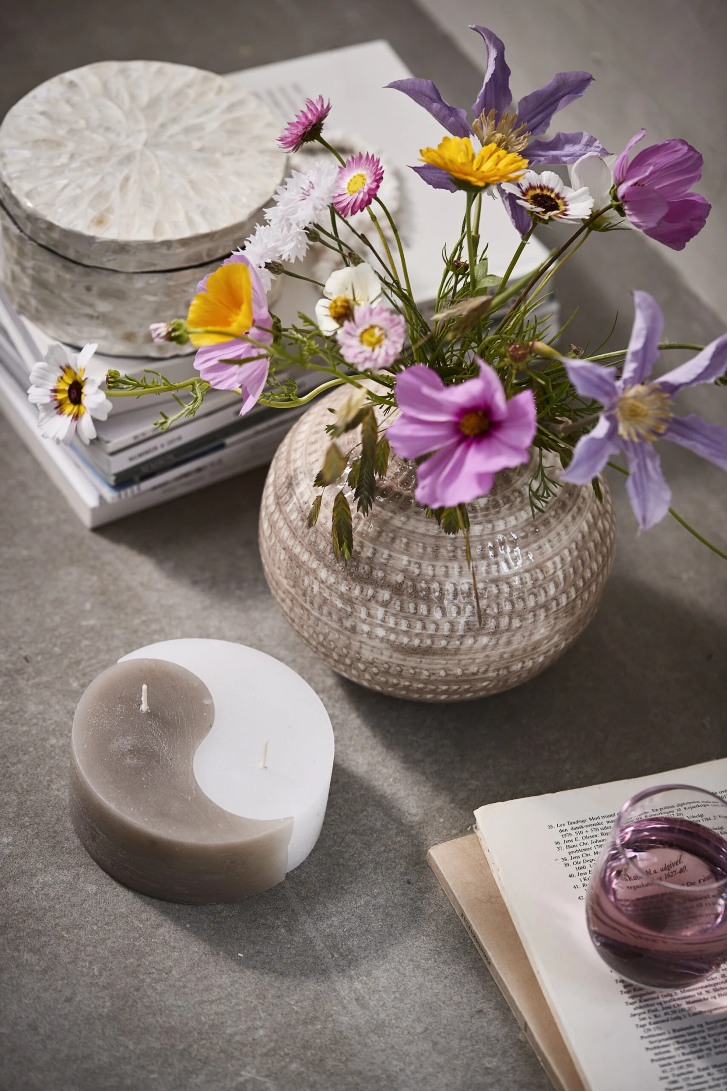 YingYang Blokkaars Ø13 Cm 4 YingYang Blokkaars Ø13 Cm - Afbeelding 2