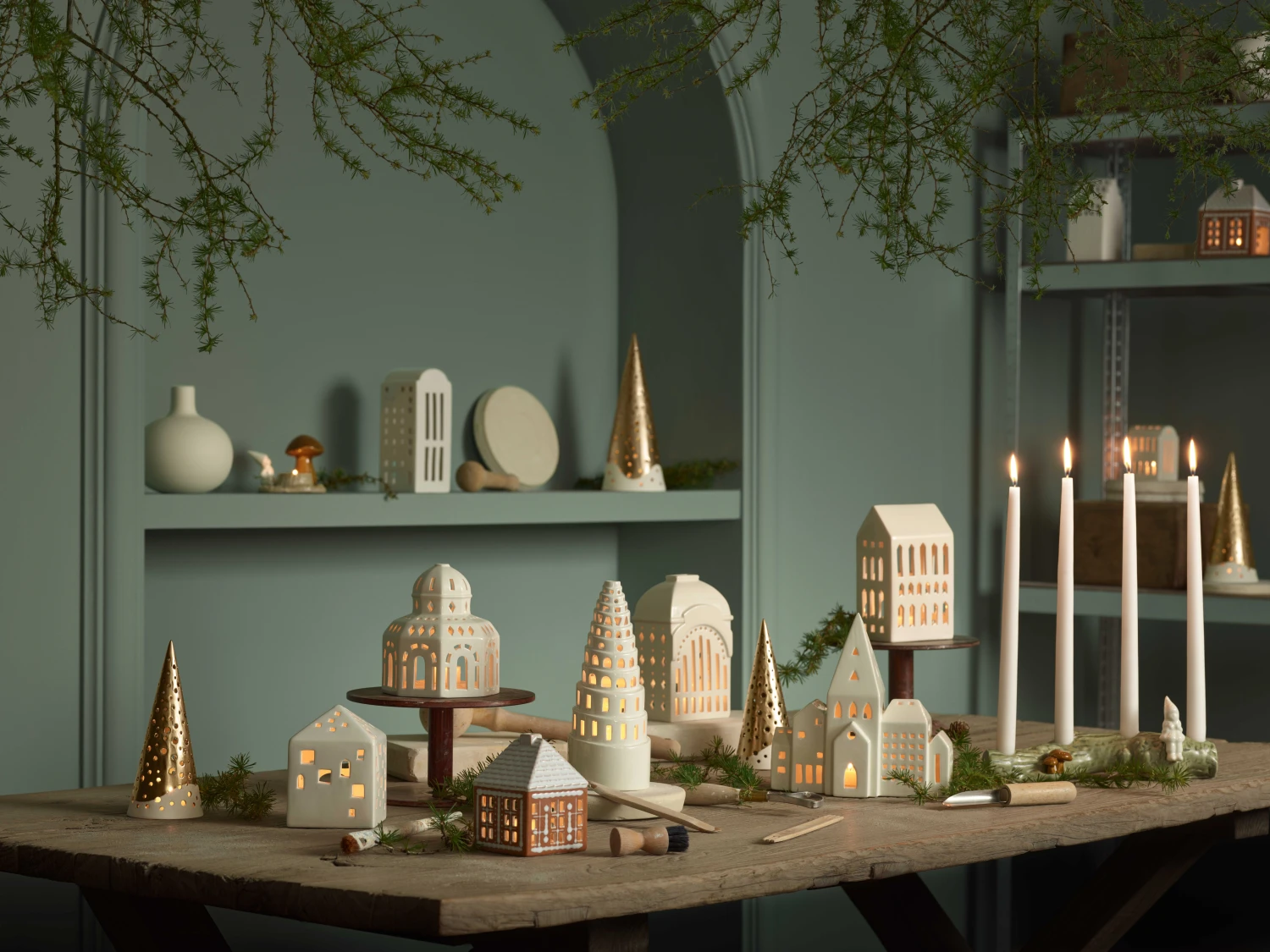 Kähler Gingerbread Kandelaar 15 Cm 8 Kähler Gingerbread Kandelaar 15 Cm - Afbeelding 6