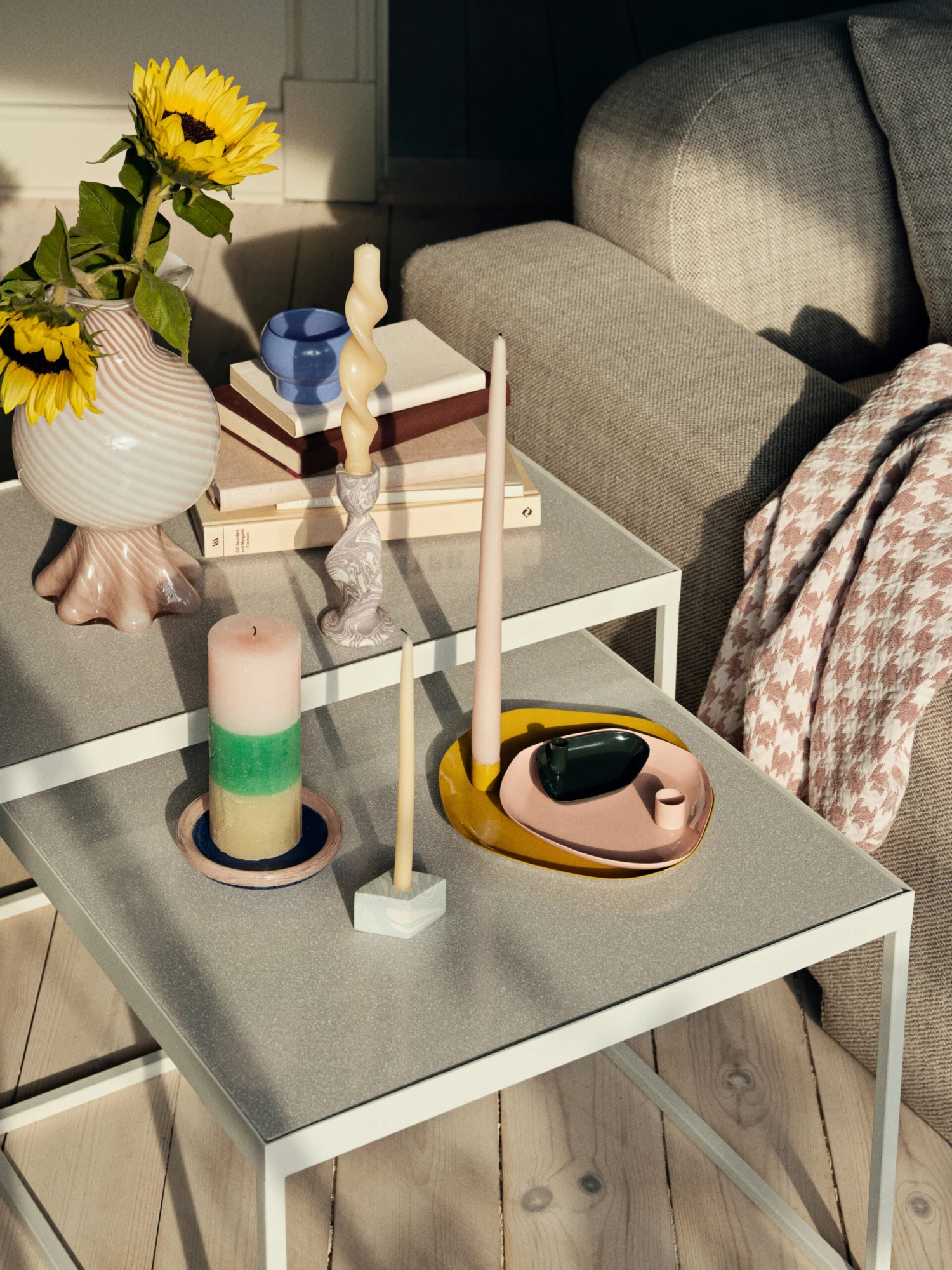 Broste Copenhagen Rainbow Blokkaars 17 Cm 4 Broste Copenhagen Rainbow Blokkaars 17 Cm - Afbeelding 2