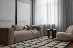 Avenue Checked Bone Wollen Vloerkleed -Sfeer Decoratie 577810 01 42 EnvironmentImage 190739e90f