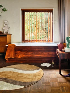 Natural Waves Badmat Ø120 Cm -Sfeer Decoratie 579816 01 41 EnvironmentImage f67140c710