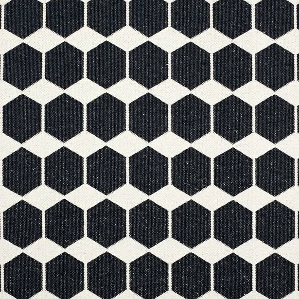 Anna Vloerkleed Zwart Groot 4 Anna Vloerkleed Zwart Groot - Afbeelding 2