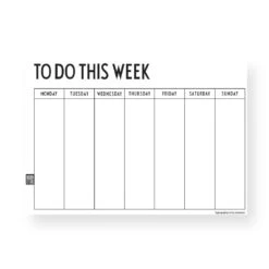 Design Letters Weekplanner