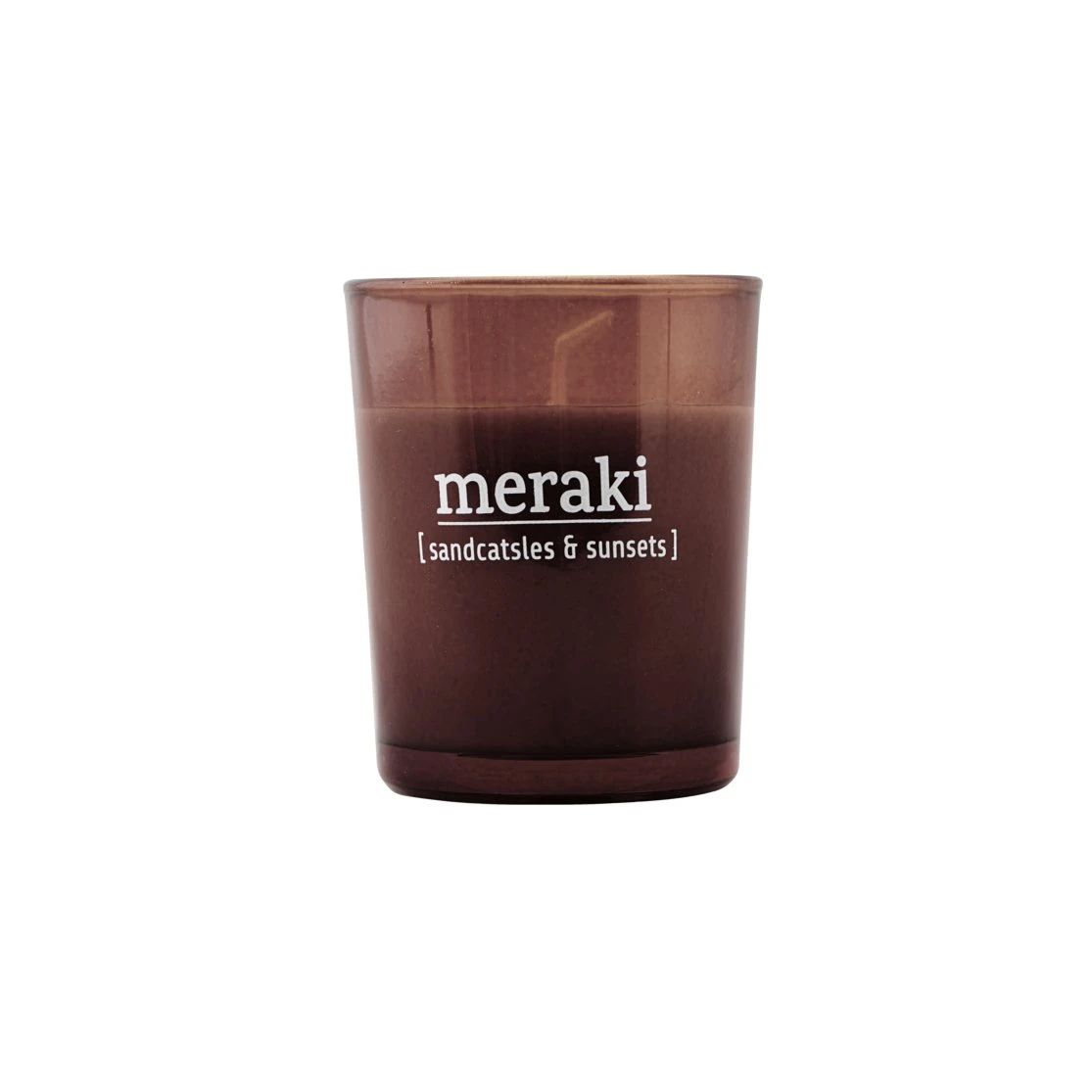 Meraki Geurkaars Bruin Glas - 12 Uur 3 Meraki Geurkaars Bruin Glas - 12 Uur