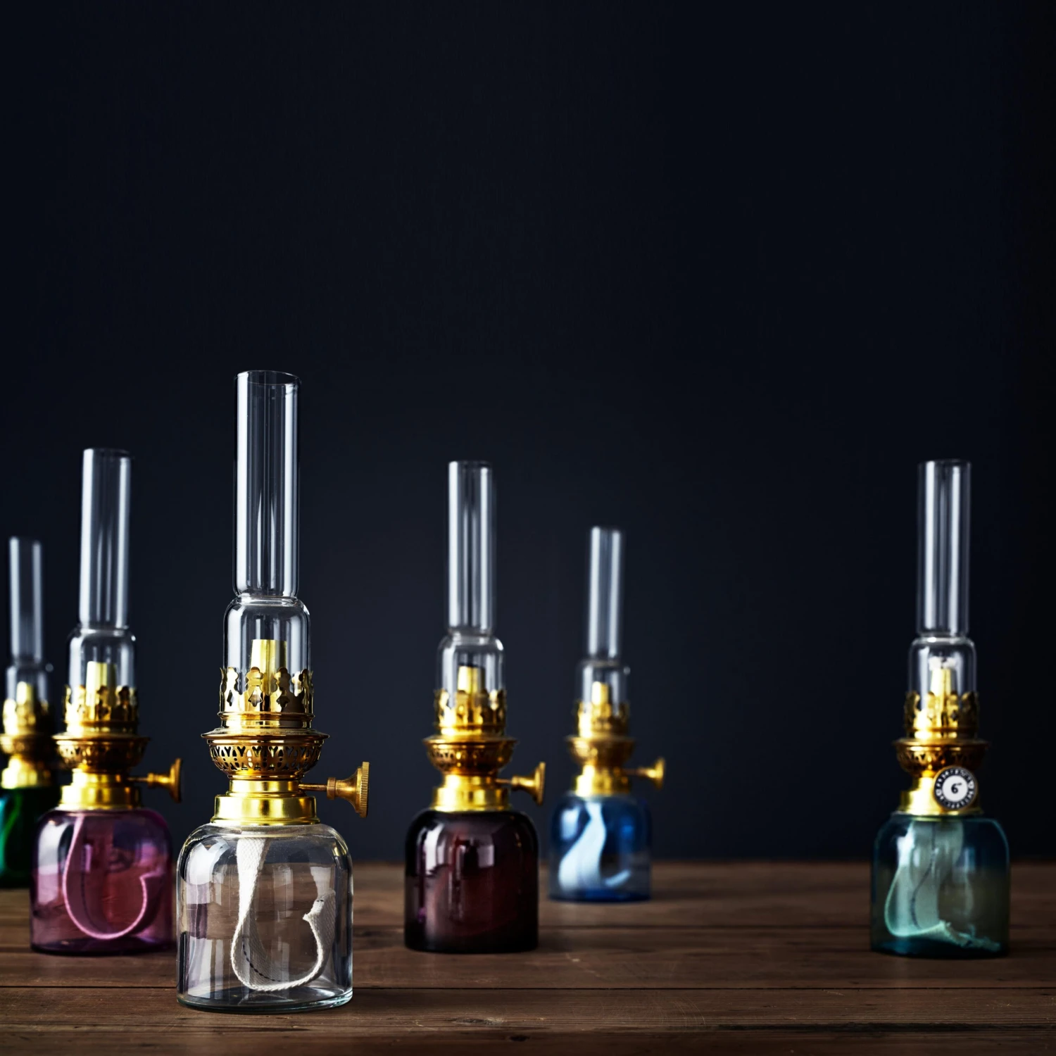 Karlskrona Lampfabrik Koholmen Paraffine-lamp 4 Karlskrona Lampfabrik Koholmen Paraffine-lamp - Afbeelding 2