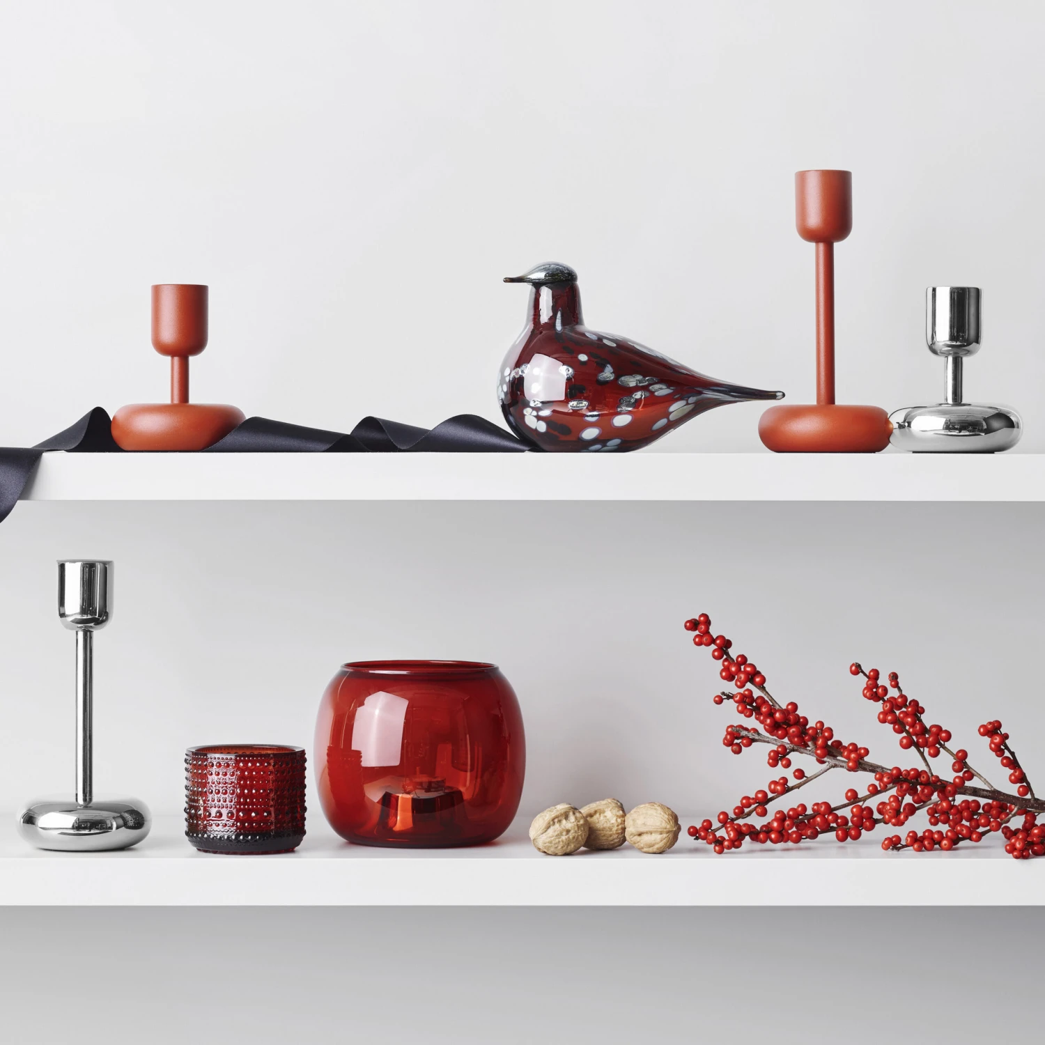 Iittala Nappula Kandelaar Staal 4 Iittala Nappula Kandelaar Staal - Afbeelding 2