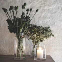 Ernst Glazen Vaas H33 Cm. Ø 11,5 Cm. -Sfeer Decoratie p 32163 01 02 627bab1adc